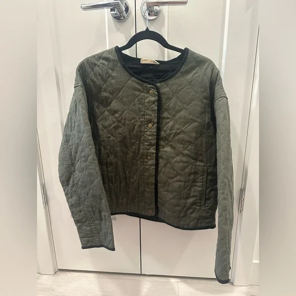 Jackson Rowe Green & Black Quilted Jacket Liner - Picture 2 of 10